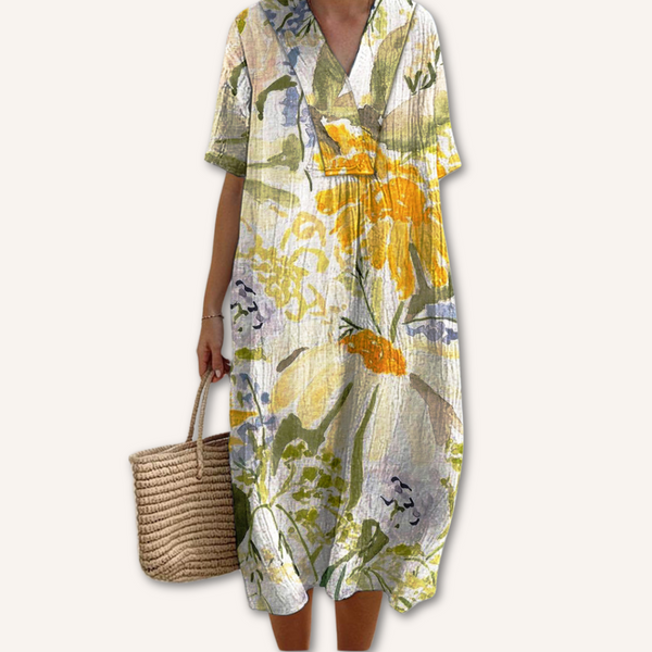 Camila｜Vestido estampado