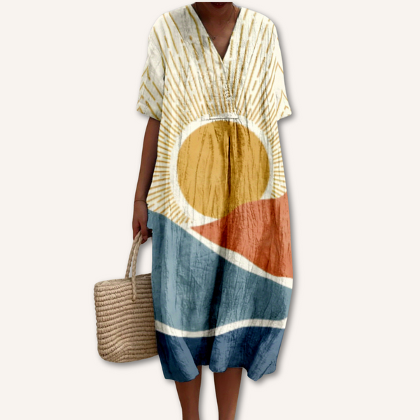 Ivette｜Vestido estampado